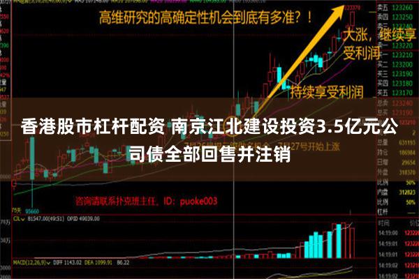 香港股市杠杆配资 南京江北建设投资3.5亿元公司债全部回售并注销