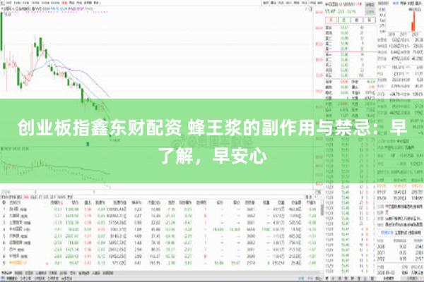 创业板指鑫东财配资 蜂王浆的副作用与禁忌：早了解，早安心