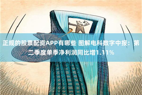 正规的股票配资APP有哪些 图解电科数字中报：第二季度单季净利润同比增1.11%