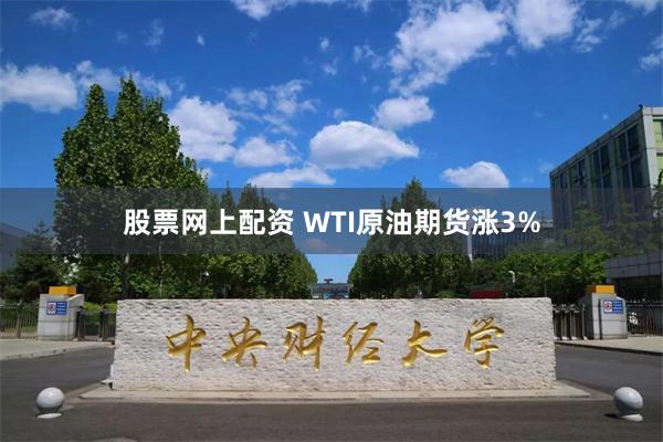 股票网上配资 WTI原油期货涨3%