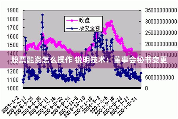 股票融资怎么操作 锐明技术：董事会秘书变更